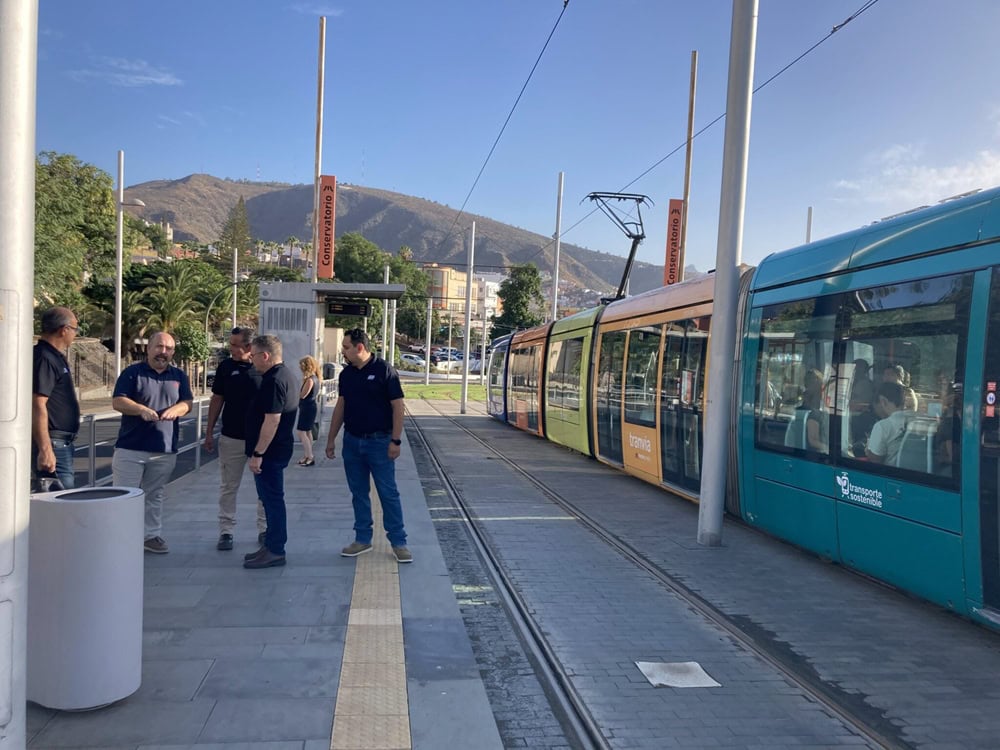 Visita técnica en la parada Conservatorio.